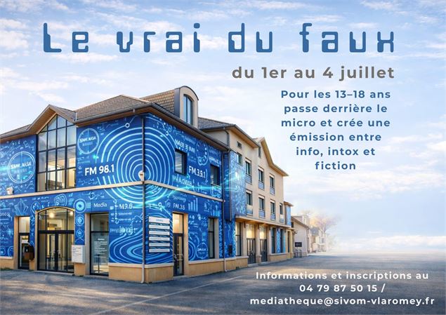 Printemps du numérique : le vrai du faux !_Champagne-en-Valromey - Médiathèque du Valromey