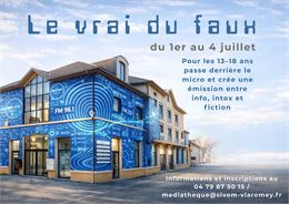 Printemps du numérique : le vrai du faux !_Champagne-en-Valromey - Médiathèque du Valromey