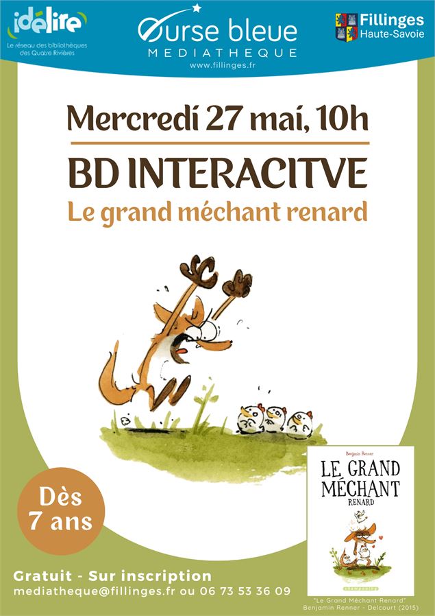 BD interactive : Le Grand Méchant Renard_Fillinges - Service communication Mairie de Fillinges