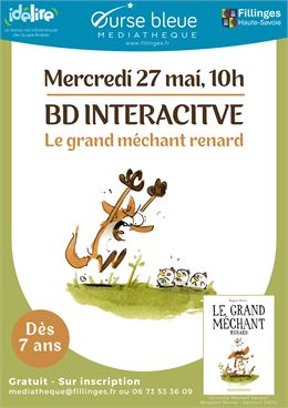 BD interactive : Le Grand Méchant Renard_Fillinges - Service communication Mairie de Fillinges