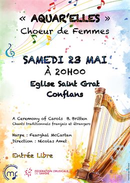 Concert :« Aquar'elles"_Albertville