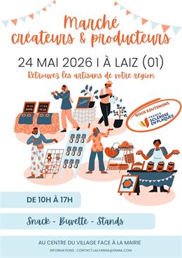 Affiche Marché - amicale lalyanna