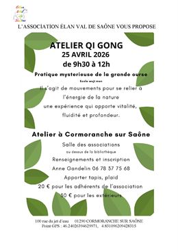 Affiche atelier - Elan Val de Saône