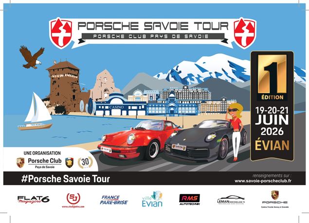 Porsche Savoie Tour_Évian-les-Bains - Porsche Club Pays de Savoie