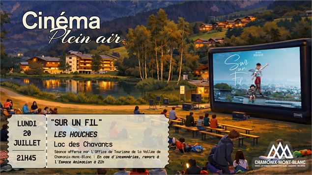 Ciné plein air « Sur un fil »_Les Houches