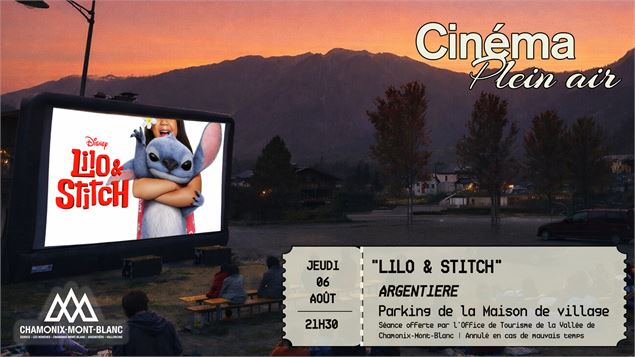 Ciné plein air « Lilo et Stitch »_Argentière