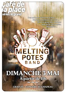 Concert "Melting Potes Band" au Café de la Place_Virieu-le-Grand - Café de la Place
