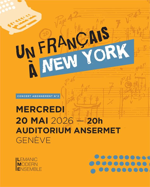 «Un Français à New York» avec le Paul Lay Trio - Lemanic Modern Ensemble