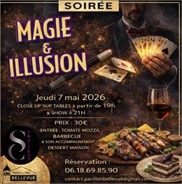 Soirée Magie et illusion_Belley - Pavillon Bellevue