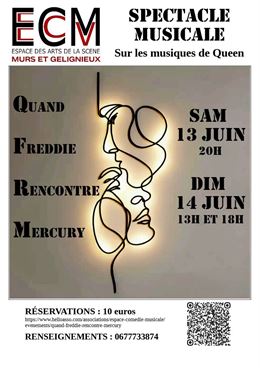 Spectacle musical "Quand Freddie rencontre Mercury"_Murs-et-Gélignieux - Espace Comédie Musicale