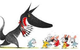 Extrait d'un ouvrage du Loup de Philippe Jalbert - Phlippe Jalbert