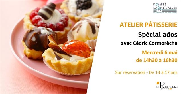 Atelier pâtisserie - Spécial ados - DR