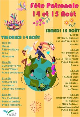 Fête Patronale des 14 et 15 août à Yenne_Yenne