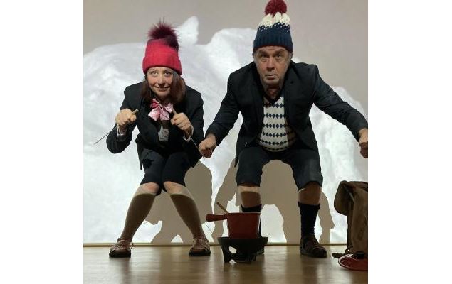 Les comédiens Sophie Haudebourg et Gérard Santonja - CIE Bord de l'eau