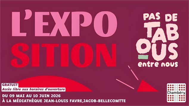 « Pas de tabou entre nous » : une exposition sur les menstruations à la médiathèque - Médiathèque Je