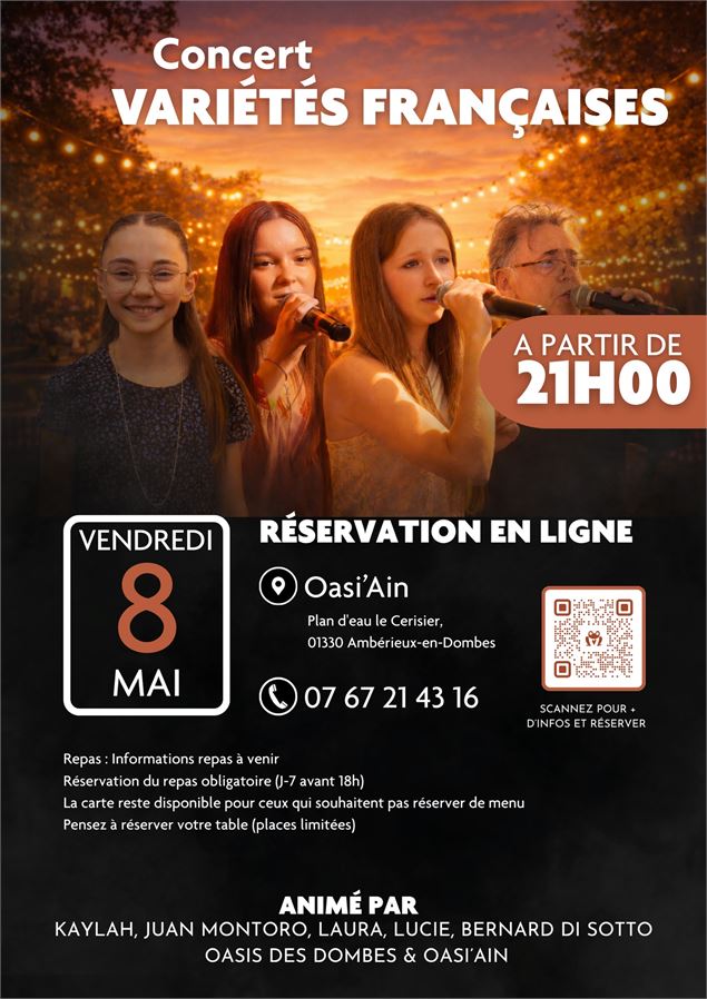 Concert Variétés Françaises_Ambérieux-en-Dombes