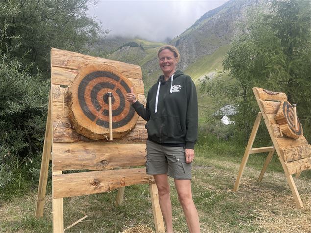 Lancer de haches et sarbacanne_Pralognan-la-Vanoise