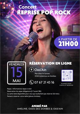 Concert reprise Pop Rock