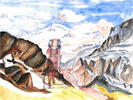 Visuel concours photo 2026 - Peintre montagne