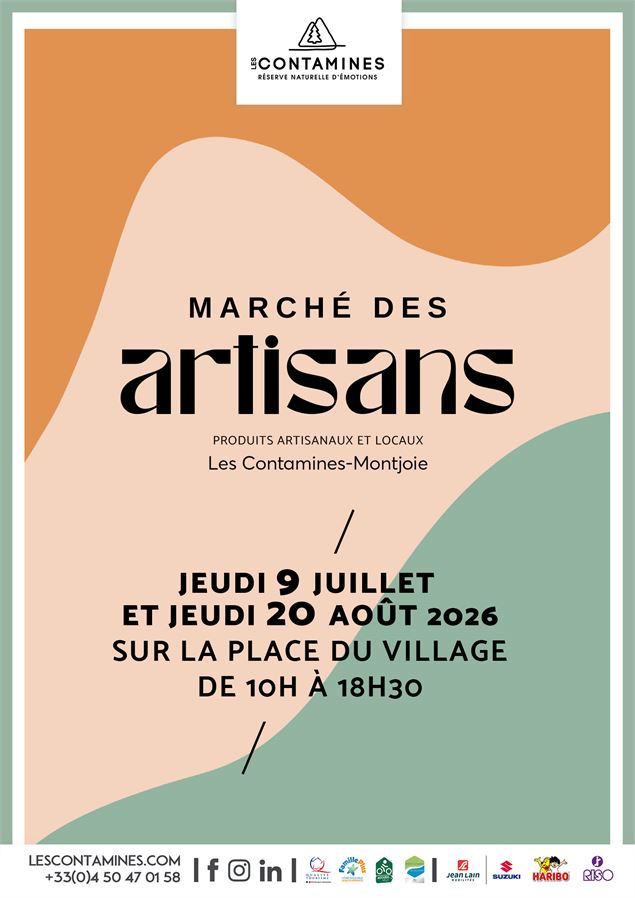 Marché des artisans_Les Contamines-Montjoie