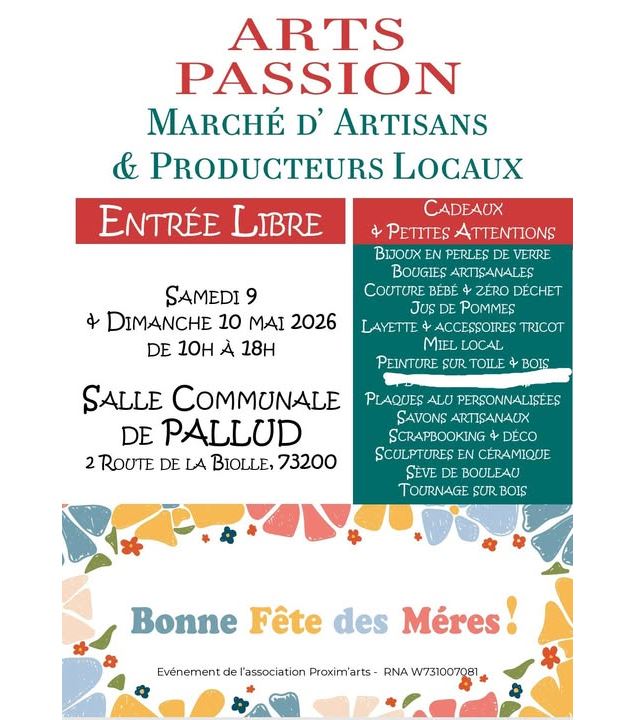 Marché d'artisans et producteurs locaux_Pallud