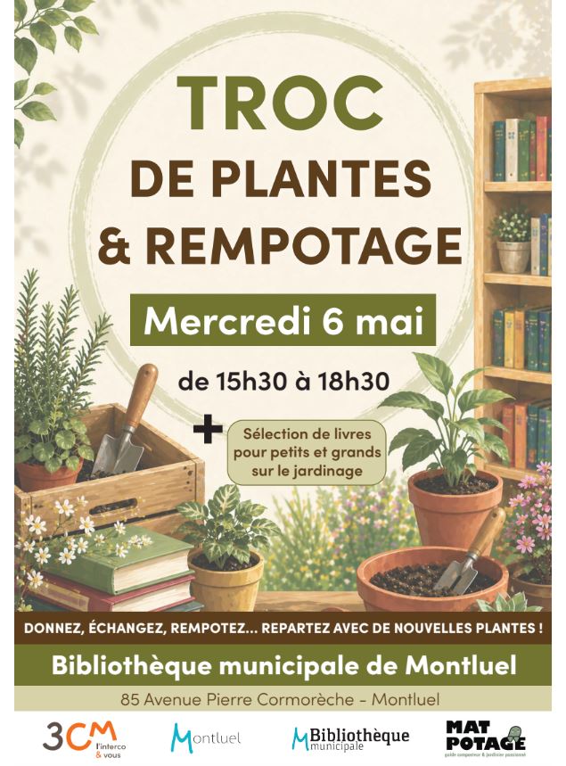 Troc de plantes et rempotage - 3CM