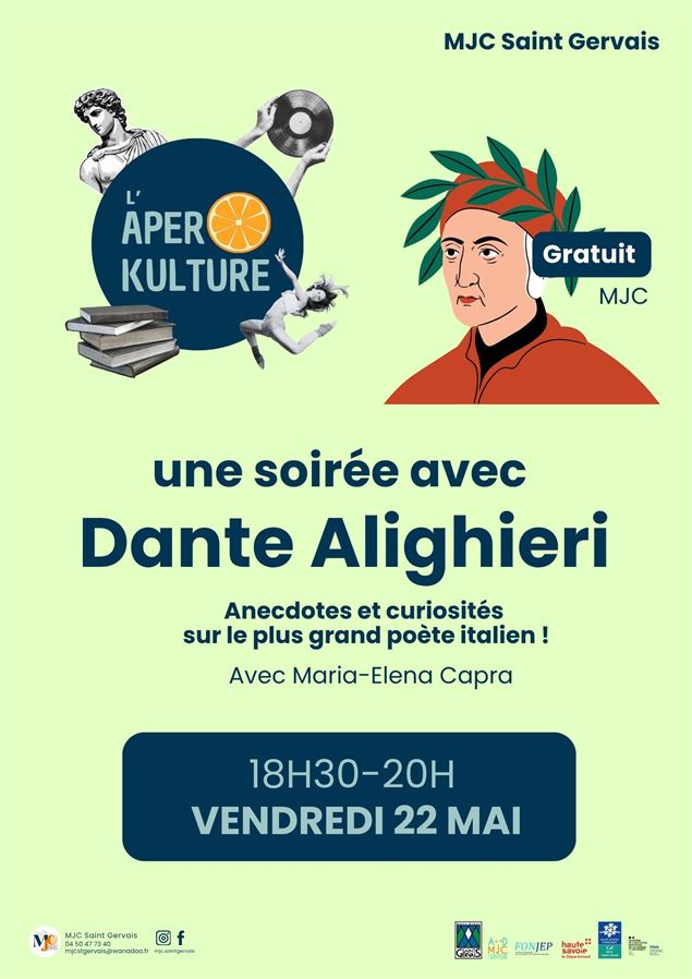 MJC - L'Apéro Kulture - une soirée avec Dante Alighieri_Saint-Gervais-les-Bains
