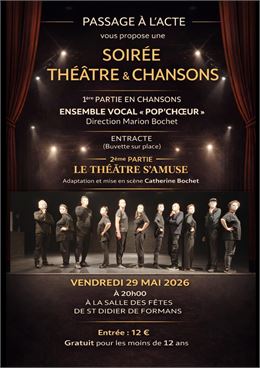 Soirée théâtre & chansons_Saint-Didier-de-Formans