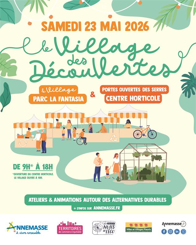 Affiche Village des Découvertes - Ville d'Annemasse