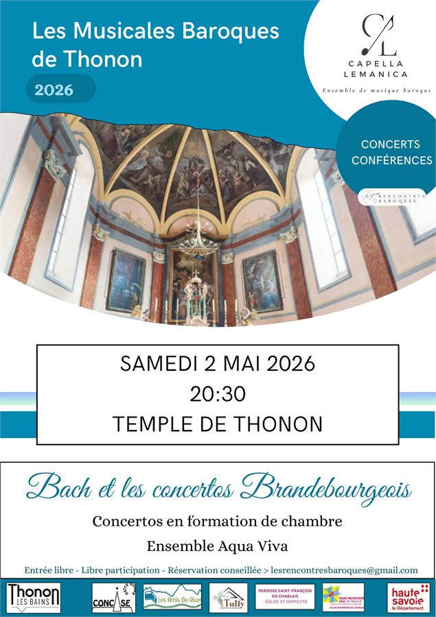Affiche de l'événement - Rencontres baroques