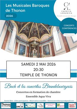 Affiche de l'événement - Rencontres baroques