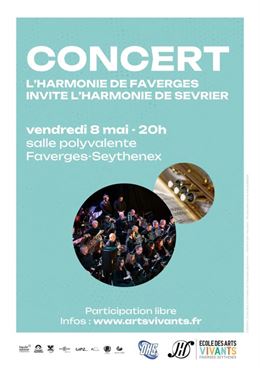 Affiche Concert de l'harmonie - Arts Vivants
