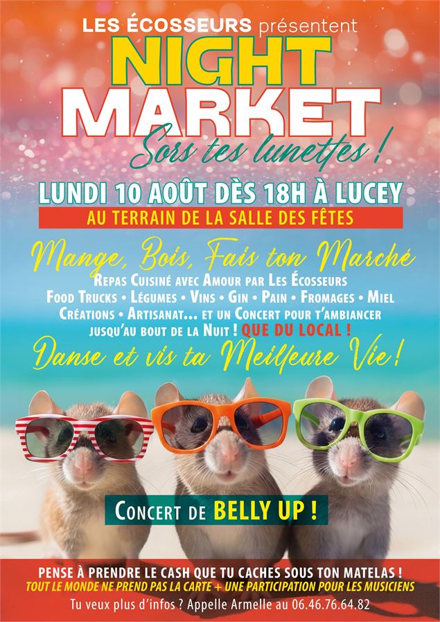 Night Market, Sors tes Lunettes ! • Édition d'août_Lucey