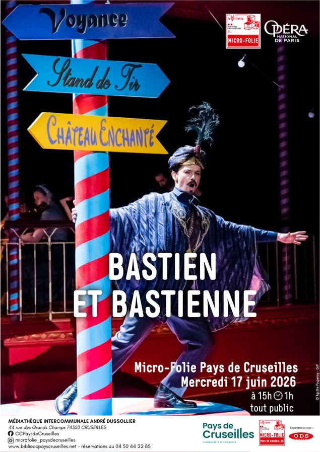 Goûter d'exception avec la diffusion de l'opéra Bastien et Bastienne_Cruseilles - Micro-Folie Pays d