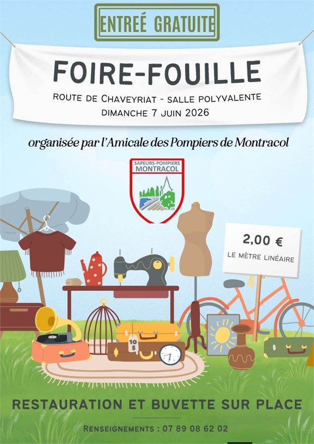Affiche Farfouille 2026 - Amicale Sapeurs Pompiers 2026