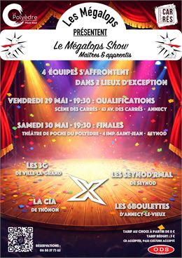 Théâtre d'improvisation : Les Mégalops_Annecy - Association Les Carrés