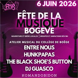 Visuel pour la Fête de la Musique de Bogève - Fête de la Musique Bogève