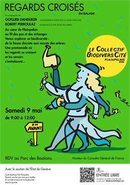 De la faune aux arbres.. Venez arpenter Plainpalais ! / Le Collectif BiodiversCité - rafraf