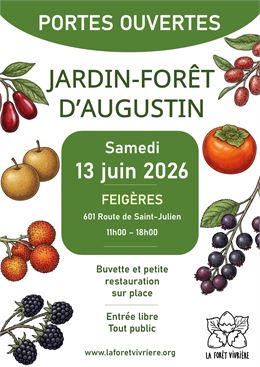 Portes ouvertes du Jardin-Forêt d'Augustin - La Forêt Vivrière