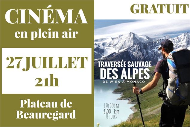 Montagne Expérience : cinéma à la belle étoile au plateau de Beauregard_Les Villards-sur-Thônes - Of