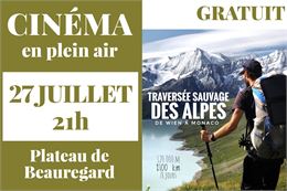 Montagne Expérience : cinéma à la belle étoile au plateau de Beauregard_Les Villards-sur-Thônes - Of