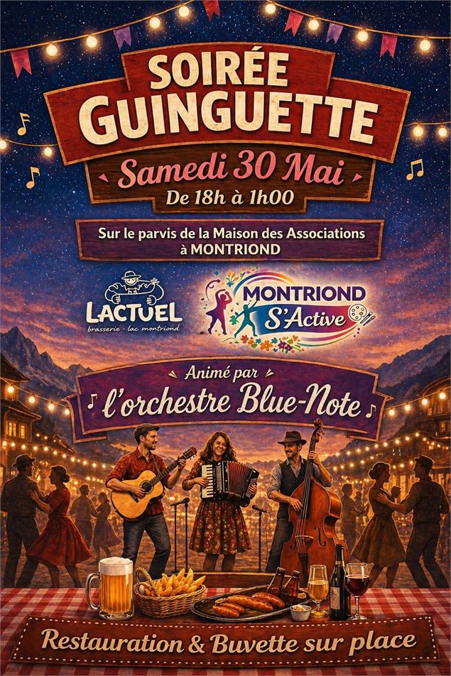 Rendez-vous pour une soirée dansante avec Montriond s'active samedi 30 mai de 18h à 1h! - Montriond 