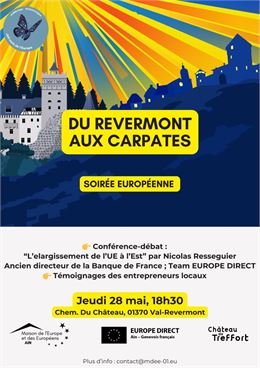 « DU REVERMONT AUX CARPATES » : soirée européenne au château de Treffort