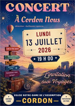 Concert de la chorale "A Cordon Nous" - Chorale "A Cordon Nous"