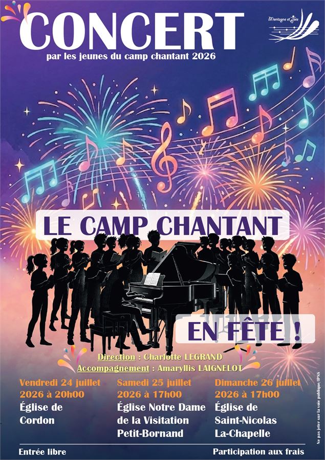 Concert des jeunes du Camp Chantant - L'association 