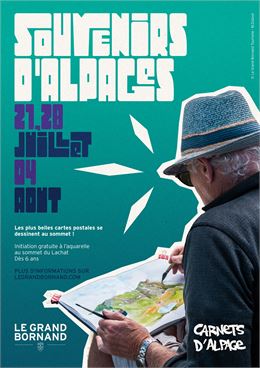 affiche Souvenirs d'alpage - SAEM Les Remontées mécaniques