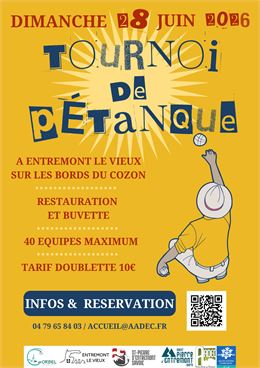 Tournoi de pétanque_Entremont-le-Vieux - AADEC