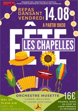 Affiche fête des Chapelles