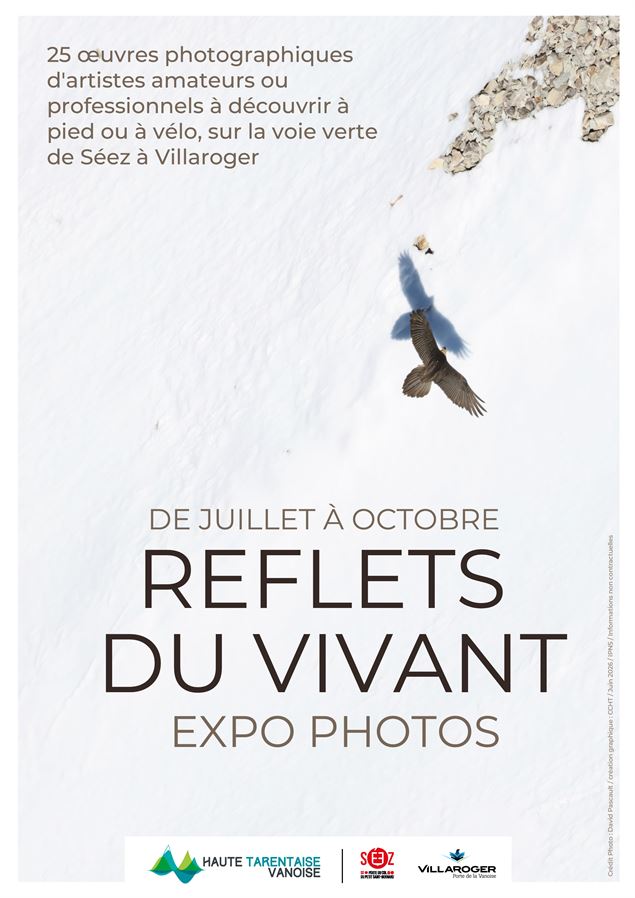 Affiche expo Reflets du Vivant - Communauté de Communes Haute Tarentaise
