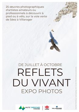 Affiche expo Reflets du Vivant - Communauté de Communes Haute Tarentaise